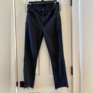 MOTHER Charcoal Denim Jeans